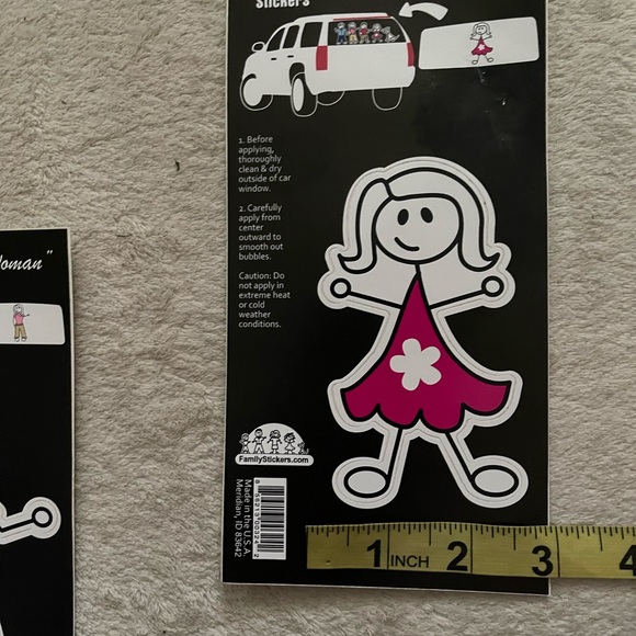 Family car sticker (Girl) - Picture 3 of 3